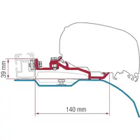 Fiamma adapter kit Smart Clamp Ducato F80S