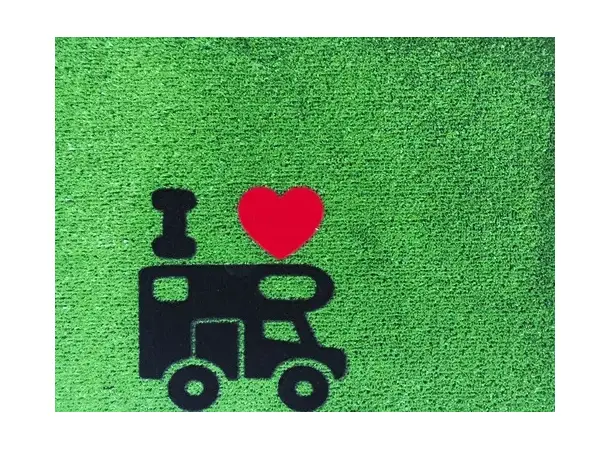 Dørmatte Green Flock bobil 40x60 cm | Caravan.no