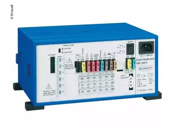 Elektroblokk 211 + kontrollpanel LT453 For AGM batterier 