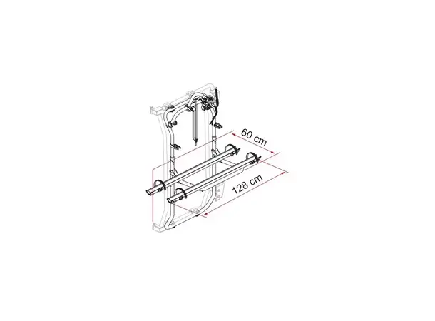 Fiamma Carry-Bike Frame For 2 sykler 