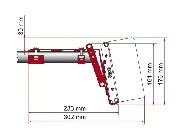 Fiamma adapter roof rail kit for F45 | Caravan.no
