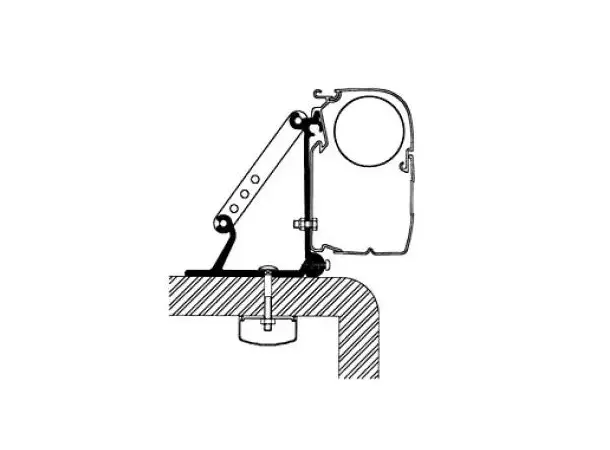 Takadapter for Omnistor markise 
