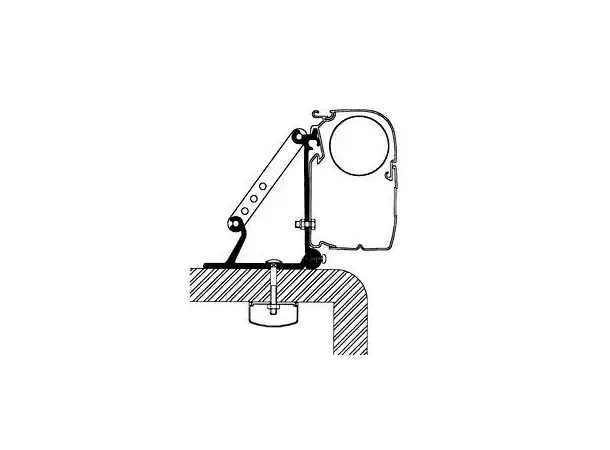 Takadapter for Omnistor markise 