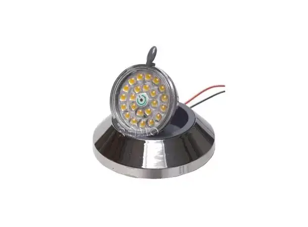 Dreie- og vippbar LED-spot, krom Ø88 mm x H27 mm 