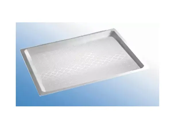 Dusjkar, hvit plast, 915x820x53 mm | Caravan.no