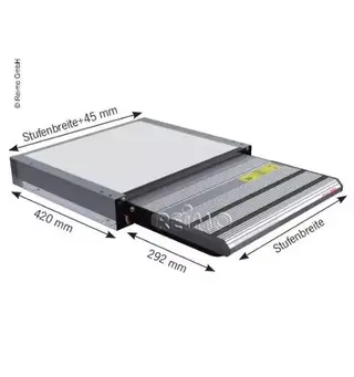 Elektrisk trappetrinn 12V 70 cm Til kassebil