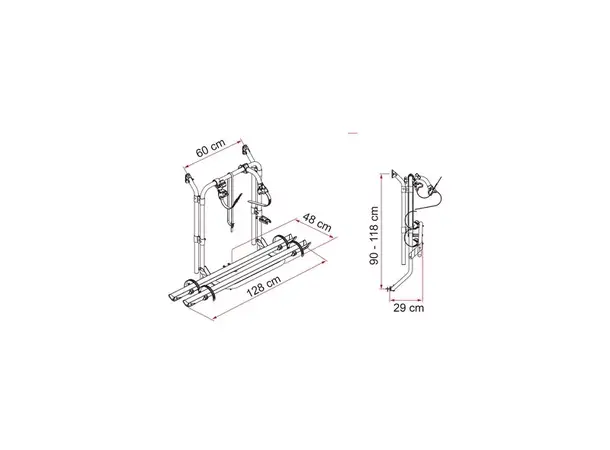 Fiamma Carry-Bike 200 D – For høyre bakdør | Caravan.no