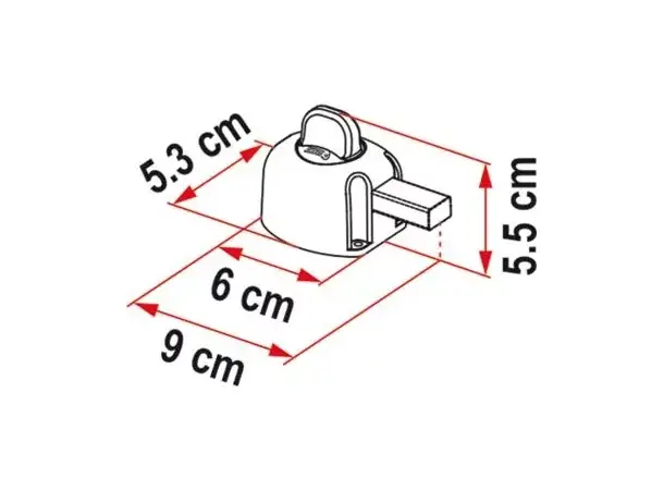 Fiamma dørsikring innvendig Guardian – 05388-01 | Caravan.no