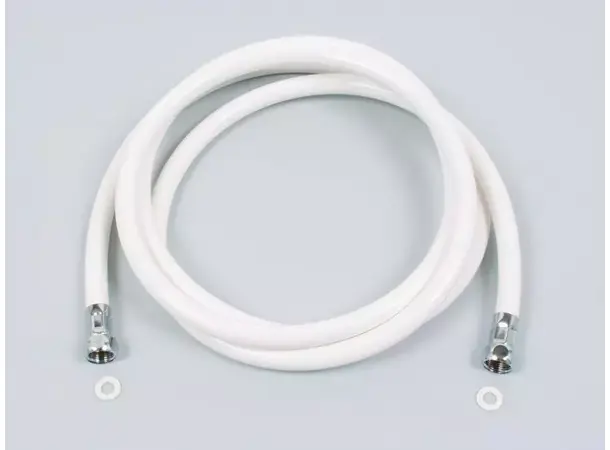 Dusjslange hvit 1,5 m, 3/8 "x1/2" 150 cm 