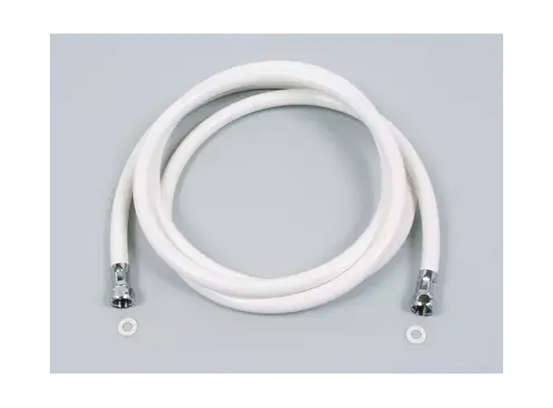 Dusjslange hvit 1,5 m, 3/8 "x1/2" – 150 cm | Caravan.no