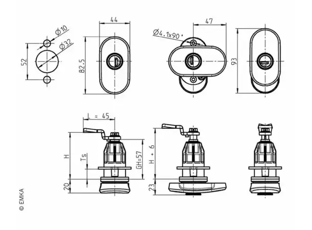 Dørlås med optisk åpningsindikator | Caravan.no