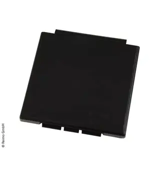 Erstaningslokk for CEE-inngang svart 105 x 105 mm