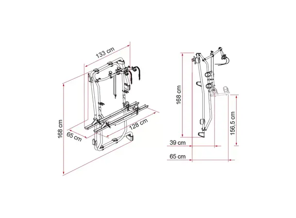 Fiamma Carry-Bike Frame Crafter E-Bike 