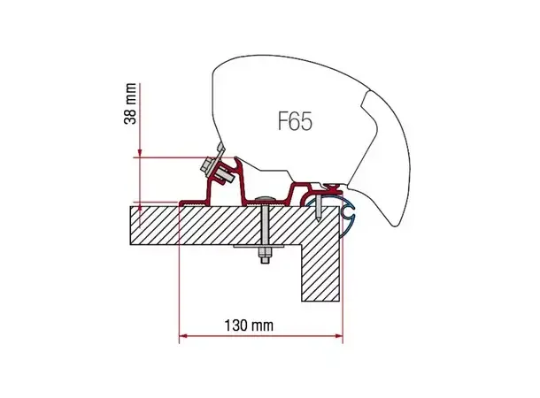 Fiamma adapter caravan Standard – F65 | Caravan.no