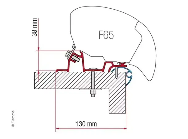 Fiamma adapter caravan Standard – F65 | Caravan.no