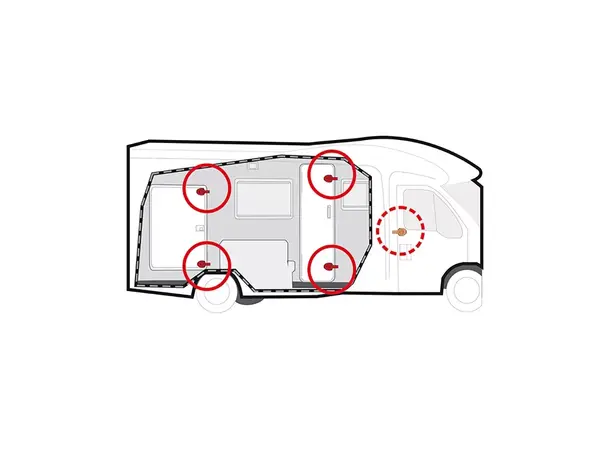 Fiamma dørsikring innvendig | Caravan.no