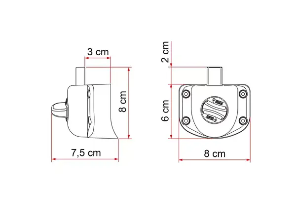 Fiamma dørsikring innvendig | Caravan.no