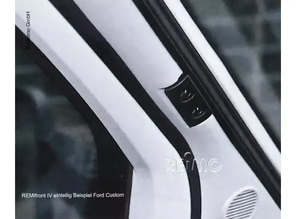 REMIfront sideruter grå Ford Transit fra 2012, V362. 