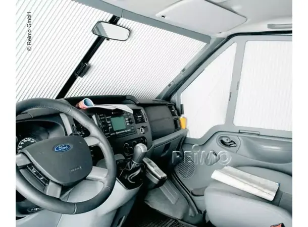 REMIfront sideruter grå Ford Transit fra 2012, V362. 