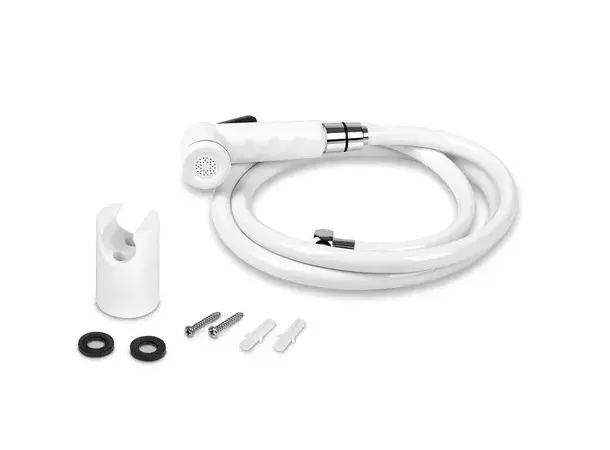 Dusjsett hvit med 1,5 meter slange | Caravan.no