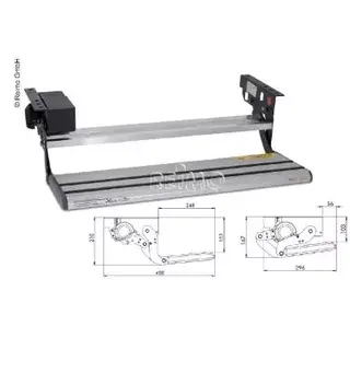 Elektrisk trappetrinn 460 mm 12V