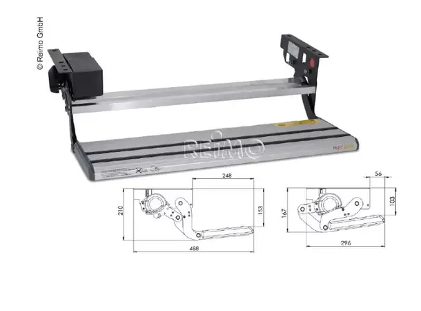 Elektrisk trappetrinn 460 mm 12V | Caravan.no