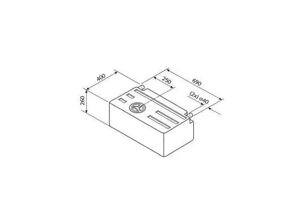Fersk- og spillvannstank 63 l EV1301 | Caravan.no