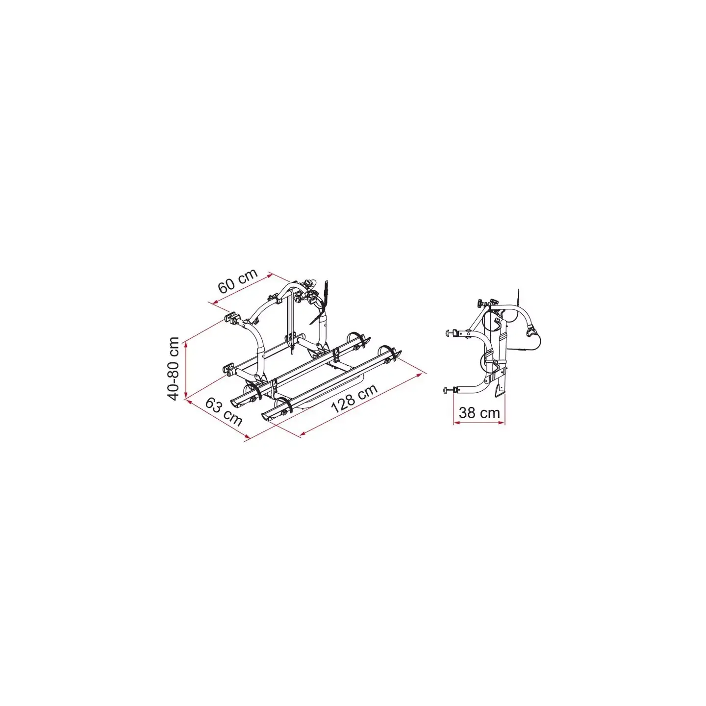 Fiamma Carry-Bike Pro C For 2 Sykler 6