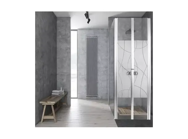 Dusjdør 2-delt 180x65 cm | Caravan.no