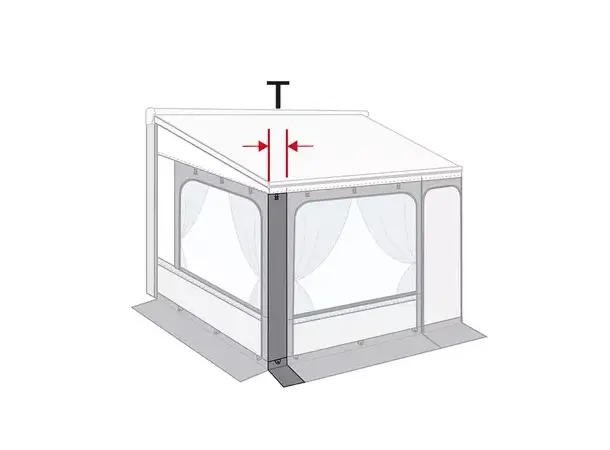 Ekstra frontfag 25 cm – Til Fiamma F45S og F45L | Caravan.no