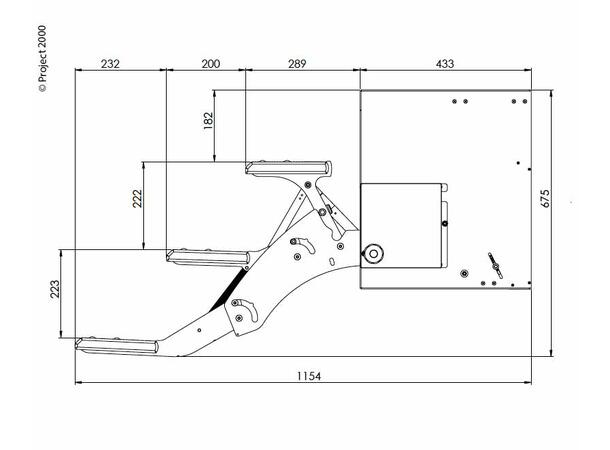 Elektrisk dobbelttrinn 480 mm For store bobiler 