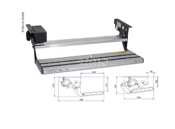 Elektrisk trappetrinn 500 mm 12V – T-serien | Caravan.no