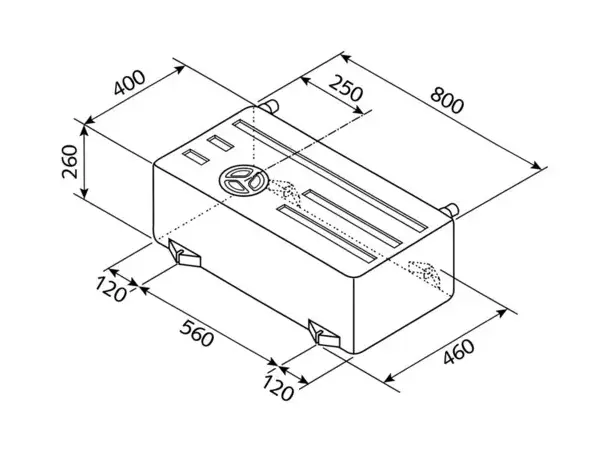Fersk- og spillvannstank 75 l EV1501 | Caravan.no