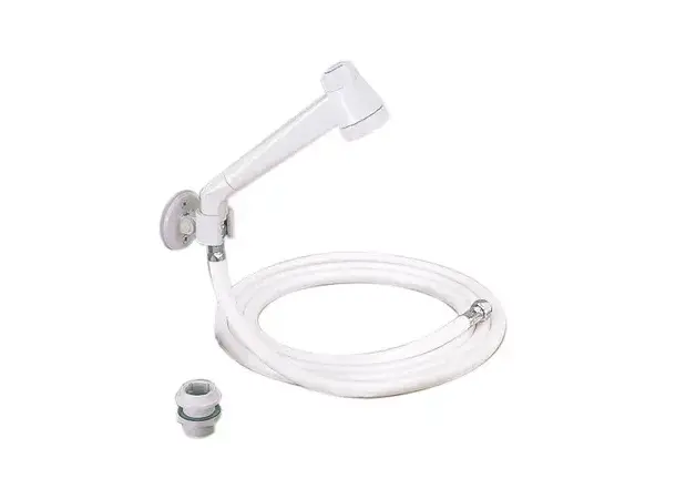 Dusjsett modern grå med slange 2 m | Caravan.no