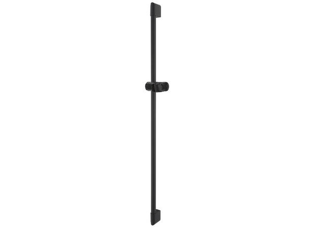 Dusjstang 65 cm med holder Svart 