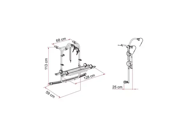 Fiamma Carry-Bike til VW Caddy IV 