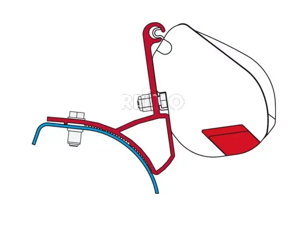 Fiamma adapter F35 pro til Trafic Vivaro 98655-893 
