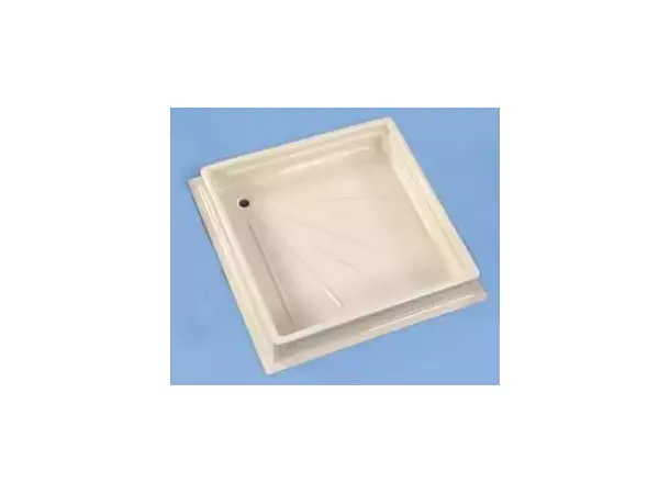 Dusjkar 600x600x102 mm, hvit | Caravan.no