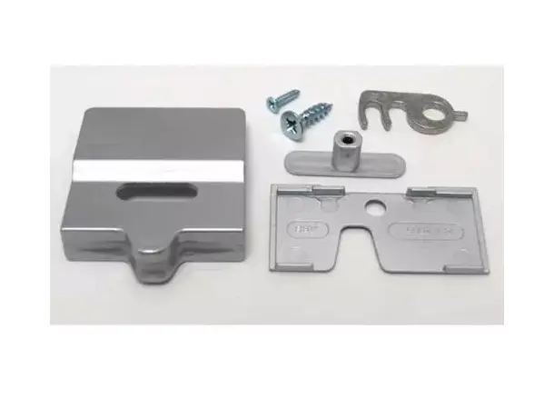 Dørlås serie 7, buet dør grå | Caravan.no