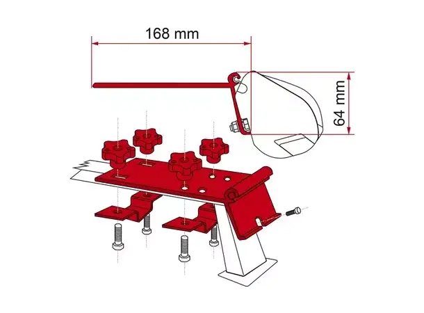 Fiamma adapter stativ/bagasjegrind | Caravan.no