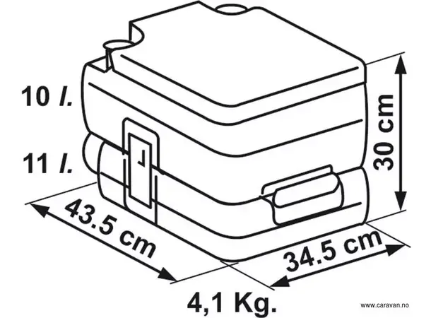 Fiamma campingtoalett Fiamma Bi-Pot 30 | Caravan.no