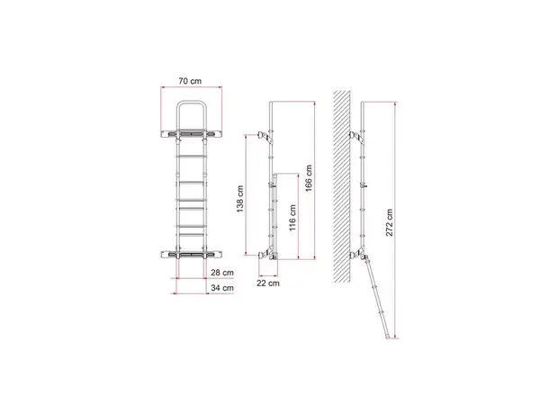 Fiamma Kit Bars Deluxe Sprinter/Crafter fra 2006 