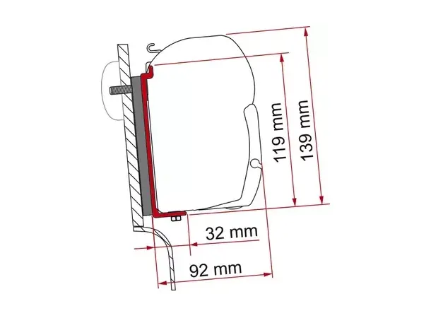 Fiamma markiseadapter til Westfalia | Caravan.no