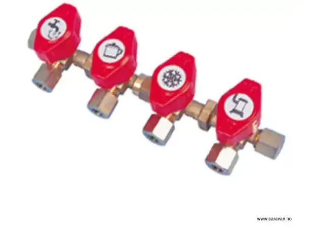 Gassventilblokk VK4 8 mm | Caravan.no