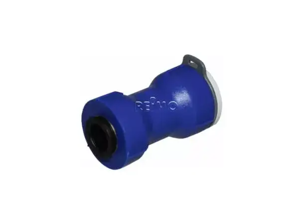 Reich rett kokertilkobling for 12 mm rør 