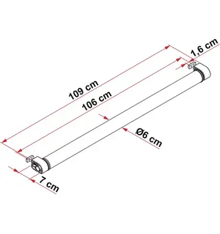 Fiamma Roller Roof Rail lastehjelp