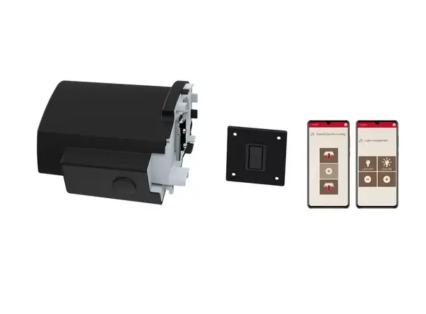 Fiamma motorkit Advanced F80L 12V svart Motor, bryter & app 