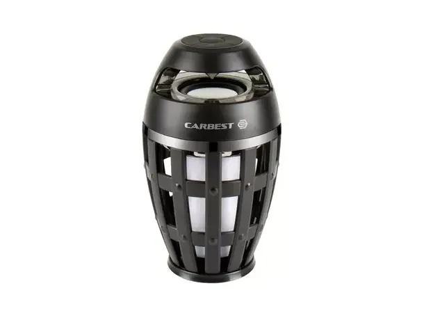 Flammelampe med bluetooth-høyttaler | Caravan.no