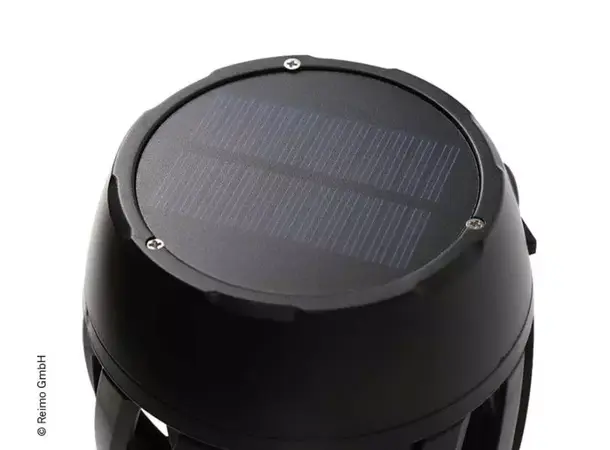 Flammelampe med solcelle og spyd | Caravan.no