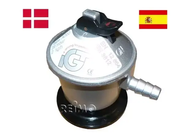 Gassregulator 29 mbar – Danmark og Spania | Caravan.no